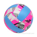 Leder Beach Buntes Volleyballball für die Werbung